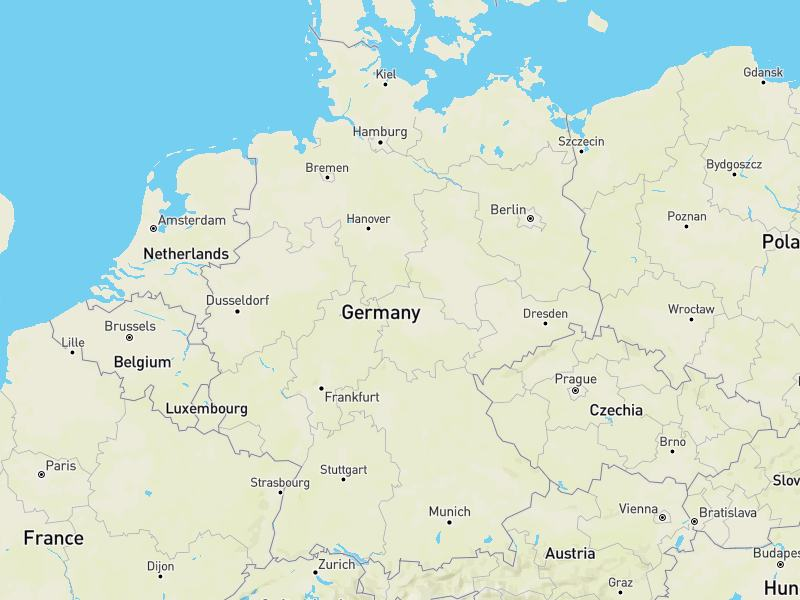 ON Umzug Deutschlandkarte